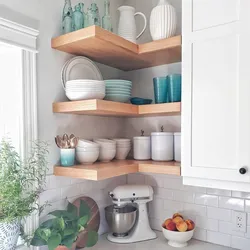 How to decorate a kitchen corner photo