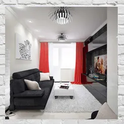 Small square living room design