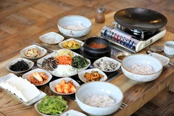 Korean Cuisine At Home Photo