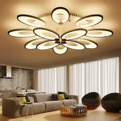 Living Room Ceiling Design With Chandelier