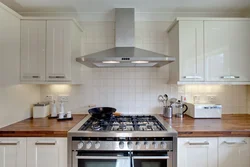 Gas Stove In The Interior Of A Small Kitchen Photo