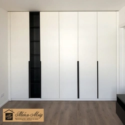 Hinged Wardrobe In The Living Room In A Modern Style Photo
