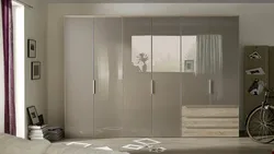 Распашной шкаф в гостиную в современном стиле фото