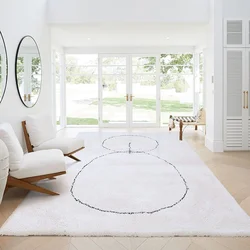 White carpets in the living room photo