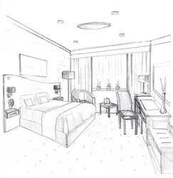 Рисунки дизайна интерьера спальни