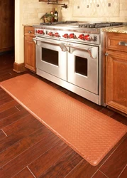 Photo of heated floors in the kitchen