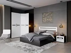 Модульныя спальні ў сучасным стылі фота