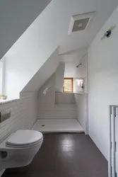 Bathroom under the stairs photo