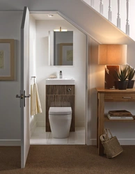 Bathroom Under The Stairs Photo