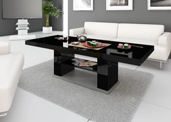 Transformable table for living room photo