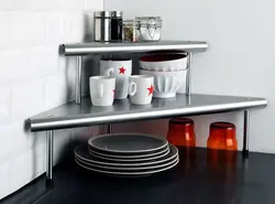 Corner Shelves For The Kitchen Photo