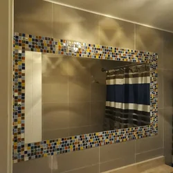 Mirror Mosaic In The Bath Photo