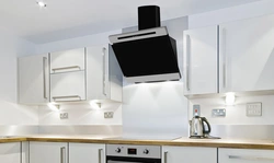 Photo of a kitchen with a separate hood