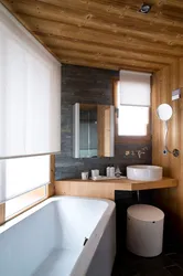 Ванна комната в каркасном доме фото