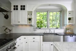 White Kitchens With Window Photo