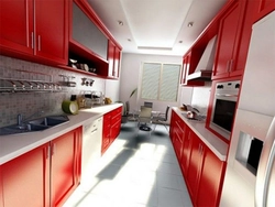 Дизайн кухни вагонного