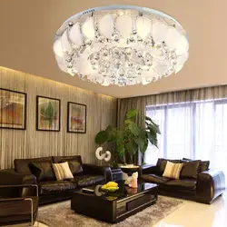 Classic ceiling chandeliers for the living room photo