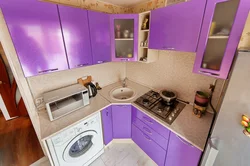 Small Kitchen Design Photo Sink In The Corner