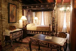 Bedroom in Egyptian style photo