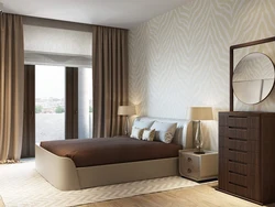 Curtains For Bedroom With Brown Furniture Photo