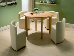 Недорогие круглые столы для кухни фото