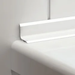 Baseboard for bathroom design photo