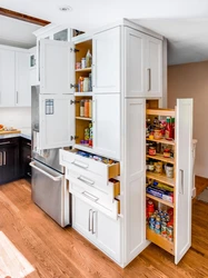 Organizing space in the kitchen photo