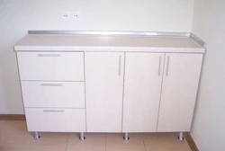 Cabinet With Drawers For The Kitchen Photo