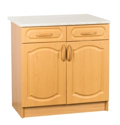 Cabinet with drawers for the kitchen photo