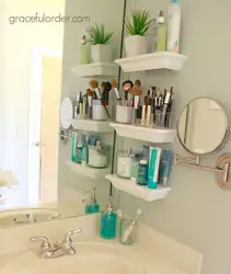 Bathroom Shelf Design With Mirror