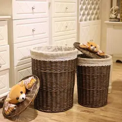 Baskets In The Bathroom Interior Photo