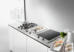 Two-burner panel in kitchen design