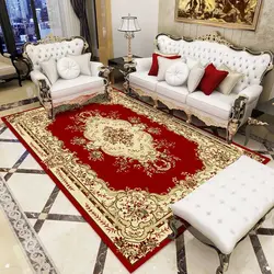 Red Carpet In The Living Room Interior