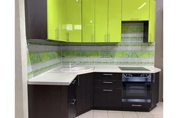 Green kitchens photo corner