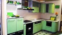 Green kitchens photo corner