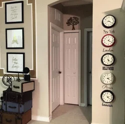 Clock in the hallway photo