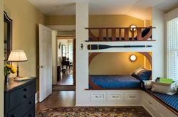 Photo of a bunk bed in the bedroom