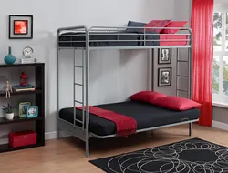 Photo of a bunk bed in the bedroom