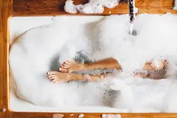 Көбік ваннасының фотосы