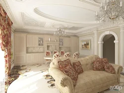 Baroque living room design