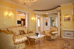Дизайн гостиной в стиле барокко