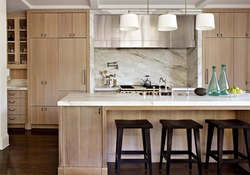 Oak kitchen interior design