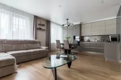 Kitchen Living Room With 3 Windows Photo