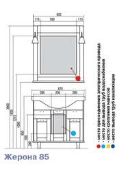 How to hang a mirror in the bathroom above the sink photo