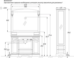 How to hang a mirror in the bathroom above the sink photo