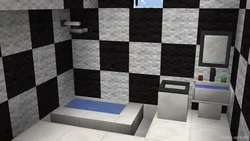 Minecraft ванна бөлмесінің дизайны