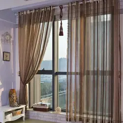 Yataq otağı balkon pəncərəsi üçün foto pərdələr