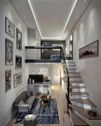 Apartment design with 4 meter ceilings
