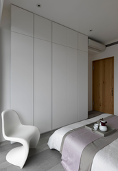 Built-In Wardrobes In The Bedroom Up To The Ceiling Design