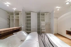 Built-In Wardrobes In The Bedroom Up To The Ceiling Design